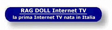 Ragdoll TV la prima WEB TV Interattiva Italiana&#13;&#10;Ideata e diretta da Francesco Verdinelli
